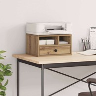 Držač za printer s ladicama, 40 x 32 x 24 cm, umjetnički hrast