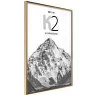 Poster Peaks of the World: K2 30x45