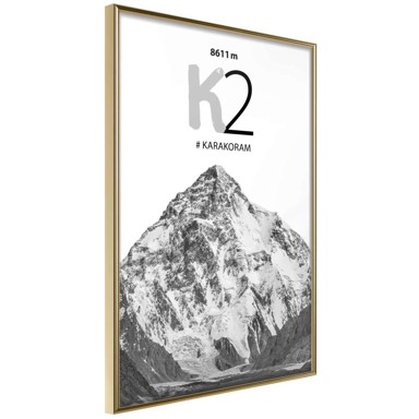 Poster Peaks of the World: K2 30x45