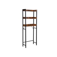 SONGMICS Polica za WC 63x25x165 cm, smeđa