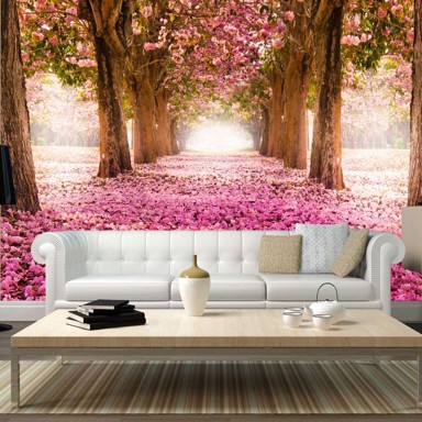 Samoljepljiva foto tapeta Pink grove 392x280
