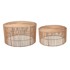 KAVE HOME Stolići za kavu Elmima promjer 66 cm set 2 kom od ratana prirodni