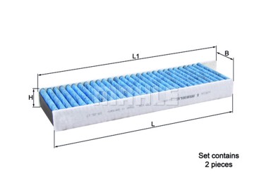 MAHLE Filter kabine CITROEN LAO 428/S BERLINGO 1.6HDI 08 CAREMETIX, antialergijski