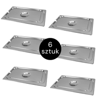 Poklopac za GN 1/1 530 x 325 mm, s izrezom, set od 6