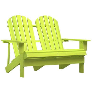 Vrtni dvosjed Adirondack, masivna jelovina