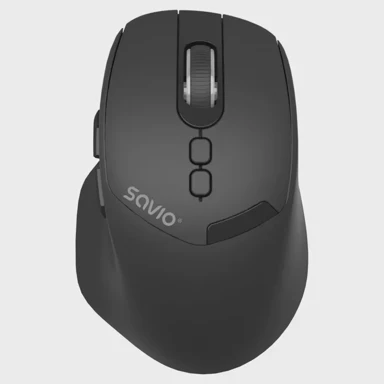 SAVIO Miš MB-06, Bluetooth, 3800 DPI, crni