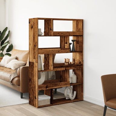 Sobna pregrada boja drva 100x33x156,5 cm konstruirano drvo