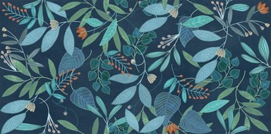 DEC TILE Dekorativna pločica Blue Forest 60x120, plava