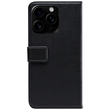 MOBILIZE PU kožna knjiga futrola, Apple iPhone 16 Pro Max, crna