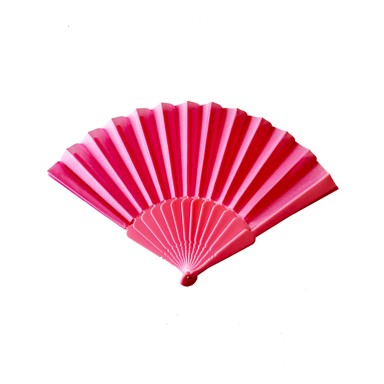 Lepeza Color, plastična, roza