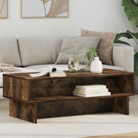 Stolić za kavu od konstruiranog drva 100 x 46 x 35 cm, dimljeni hrast