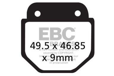 EBC Kočione pločice FA486, set za 1 disk