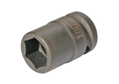 SW-STAHL Nasadni ključ 1/2″, udarni, 16mm, kratki 38mm, brunirani 07826L