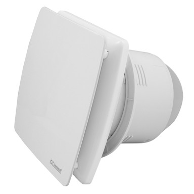 COMMEL Ventilator 100 mm, s kugličnim ležajem, bijeli