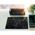 UNIVERSAL Crni tepih Gold Marble, 80 x 150 cm