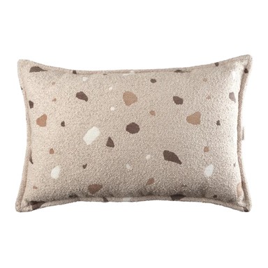WIGIWAMA Dječji jastuk za sjedenje od bouclé tkanine Terrazzo Bolster, svijetlo smeđa