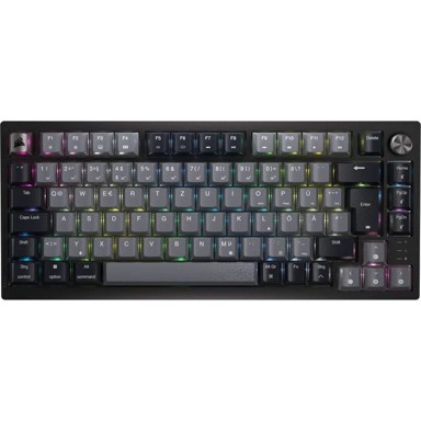 CORSAIR Gaming tipkovnica K65 PLUS, RF + USB, QWERTY Nordic, crna