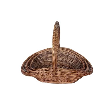 Dekorativna košara ovalna 65x39 cm 846-3 natur