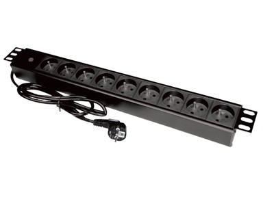 ALANTEC PZ09 produžni kabel, 9 utičnica, 1,8 m, crni