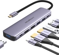 NEWMIGHT USB-C adapter 7u1 dual HDMI