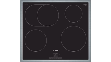 BOSCH Ugradbena ploča PIF645BB5E, indukcijska, 60 cm, 4 zone, inox rub, crna