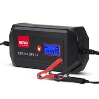 AMIO Digitalni punjač AMIO-04525 10A 12V/24V WET AGM GEL