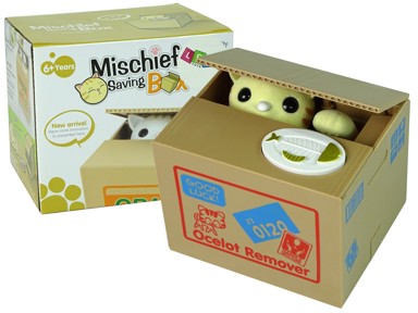 Kasica za štednju s mačkicom: Cute Kitty