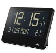 BRAUN Digitalni zidni sat BC 14 crni