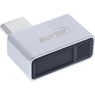 INLINE Čitač otiska prsta 41360D, USB Tip-C, višebojni