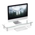 NORTHIX Stakleni stalak za monitor s podesivim nogama