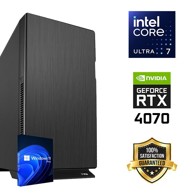 FUTURAIT Stolno računalo Workstation PC / Intel i7 265K, 32GB, 1TB SSD + 2TB HDD, RTX 4070, 750W, Windows 11 Pro
