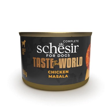 SCHESIR Hrana za mačke Taste The World, pileća tikka masala, konzerva 150 g
