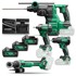 HIKOKI Set akumulatorskog alata KC18DEWHZ, zelena