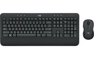 LOGITECH Tipkovnica + miš MK545 Advanced Combo, crna, bežična, Unifying receiver USB