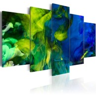 Slika Dance of Green Flames 100x50
