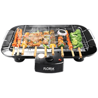 FLORIA Roštilj električni ZLN2867, crni, 2000 W