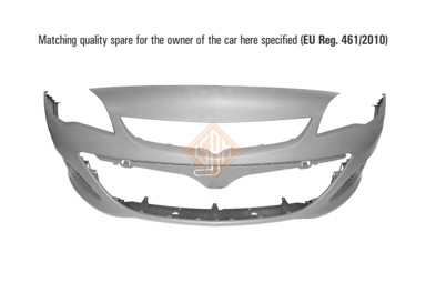 ISAM Prednji branik Opel Astra J 13-, 0742111