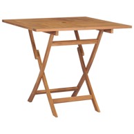Sklopivi vrtni stol od masivne tikovine 85 x 85 x 76 cm