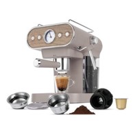 BERLINGERHAUS Aparat za espresso BH-9856, taupe
