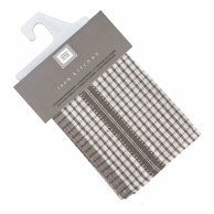 TISECO HOME STUDIO Set od 6 smeđih pamučnih kuhinjskih krpa Waffle, 46 x 70 cm