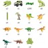 WOOPIE Staza za automobile XXL dinosauri 240 elemenata, šarena  