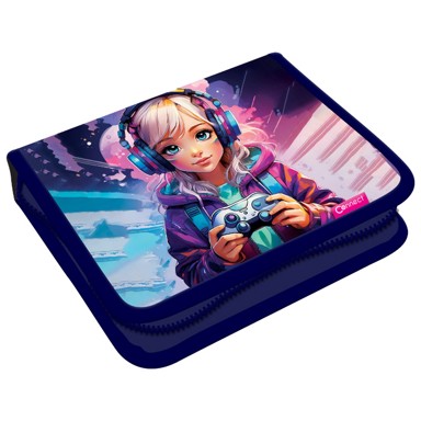 CONNECT Pernica Gamer Girl, puna, 1 zip, 2 preklopa