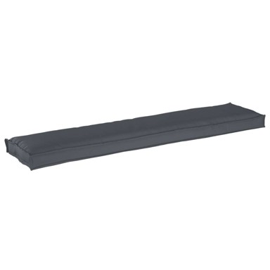 Jastučić za klupu 180 x 40 x 8 cm Oxford tkanina, antracit