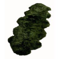 NATIVE NATURAL Zelena ovčja koža Double, 60 x 240 cm