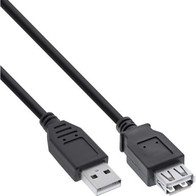 INLINE USB-A kabel 34603B, USB 2.0, 3 m, crni