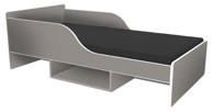 ENDO Dječji krevet Smile, 160x70 cm, siva