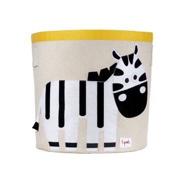 3SPROUTS Košara za pohranu igračaka Zebra
