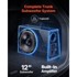 VEVOR Aktivni subwoofer CT-12 Bass paket, 245 W RMS, 582 x 370 x 374 mm, crni
