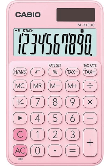 CASIO Kalkulator SL-310UC, 10 znamenki, roza