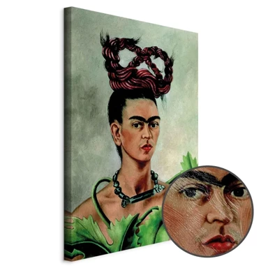 Slika Frida Kahlo – Self-Portrait with Braid, 60x90 cm, Premium Print